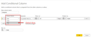 conditional column in Power BI