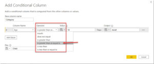 conditional column in Power BI