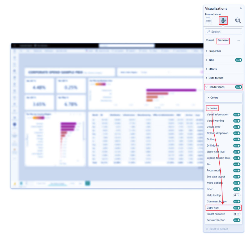 نحوه کپی و جایگذاری گزارش ویژوال در Power BI