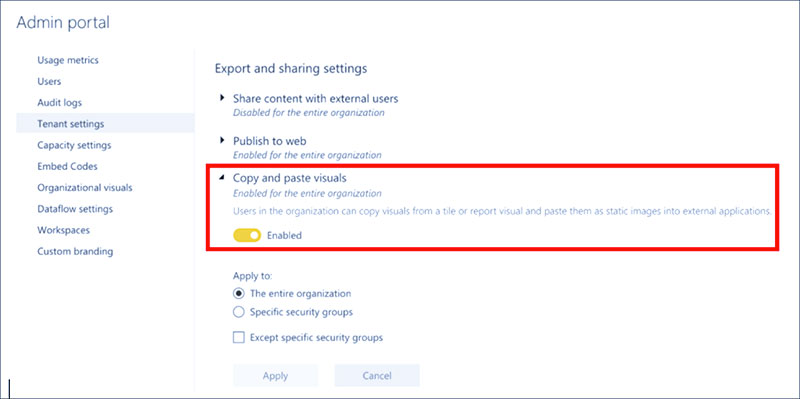 نحوه کپی و جایگذاری گزارش ویژوال در Power BI