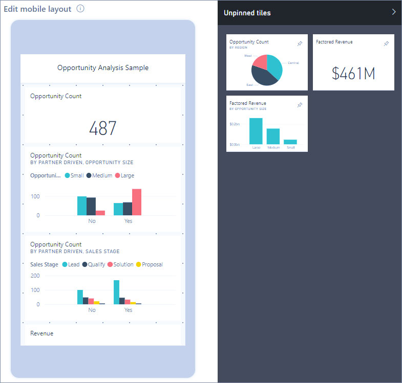 بهینه سازی داشبورد در Power BI موبایل