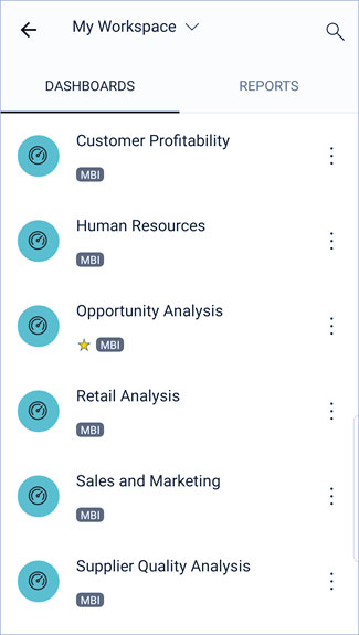 داشبوردها را در برنامه‌های تلفن همراه Power BI مشاهده کنید