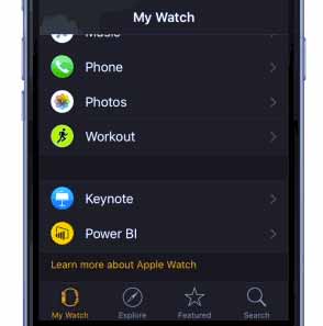 برنامه موبایل Power BI