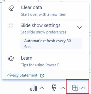 داده‌ های live نرم افزار Power BI در پاورپوینت