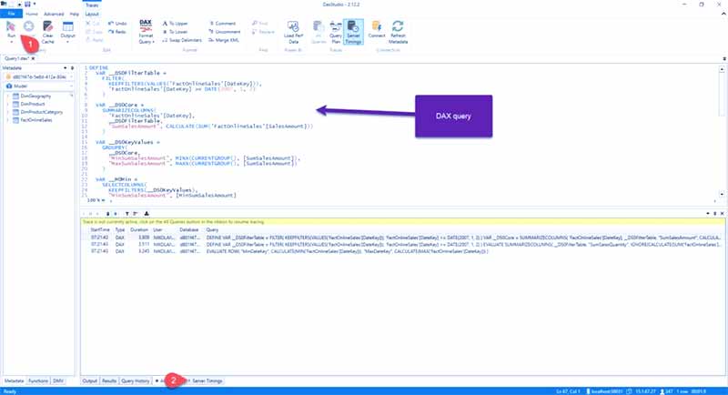 ثبت کوئری‌های SQL تولید شده توسط Power BI