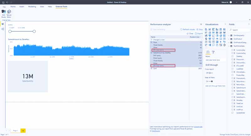 ثبت کوئری‌های SQL تولید شده توسط Power BI
