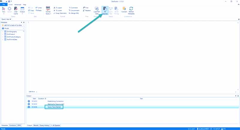 ثبت کوئری‌های SQL تولید شده توسط Power BI