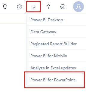 افزونه Power BI برای پاورپوینت