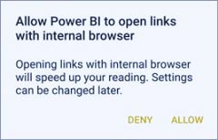 برنامه‌های موبایل Power BI