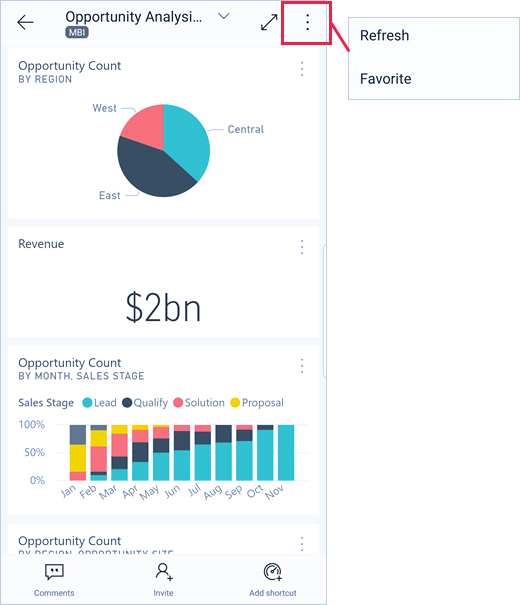 موبایل Power BI
