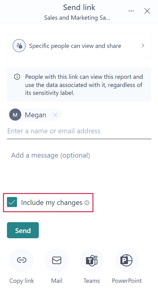 Bookmark in the Power BI service
