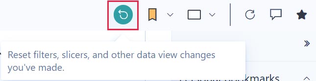 Bookmark in the Power BI service