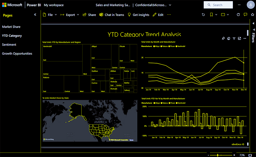 Change Display of Power BI Report