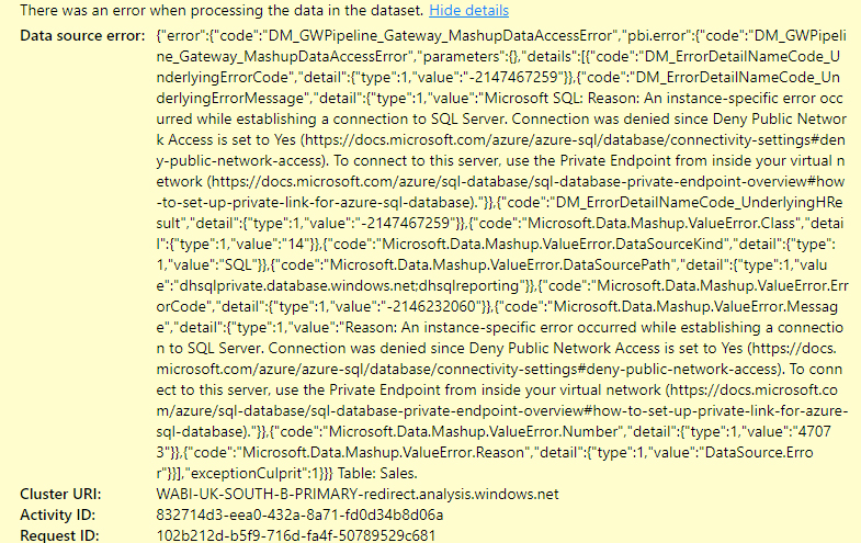 Connecting Power BI to Azure SQL Database