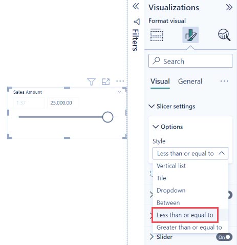 ایجاد یک اسلایسر Numeric یا Date range در Power BI