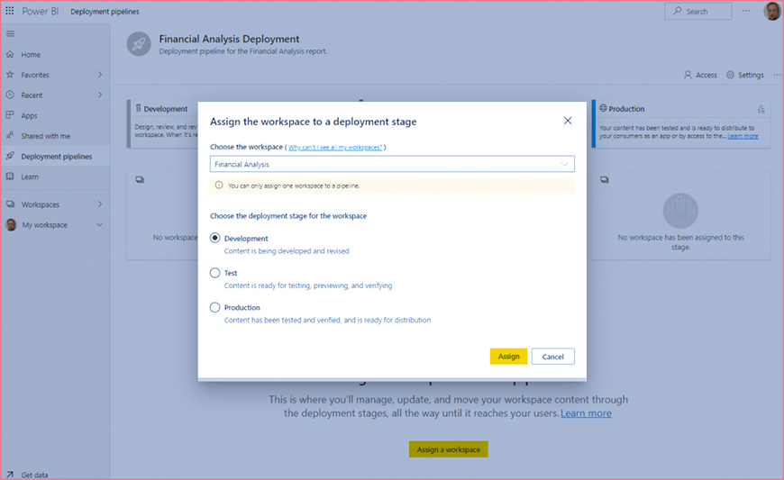 Power BI Deployment Pipeline