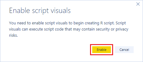 Create Power BI visuals using R