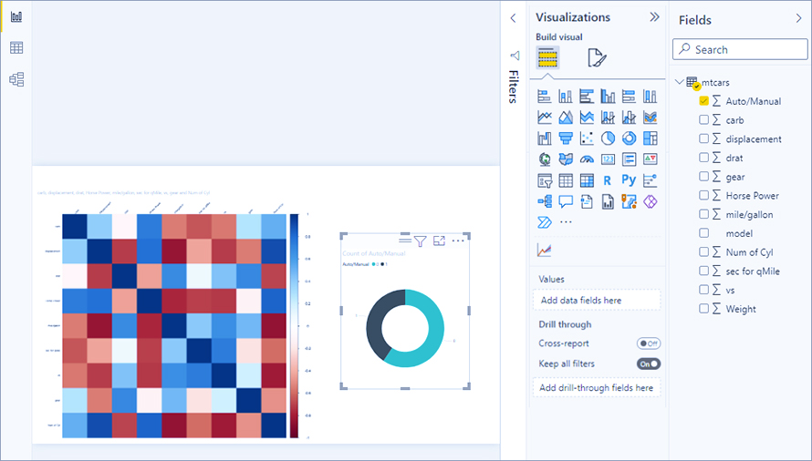 Create Power BI visuals using R