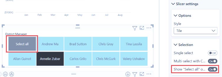 اسلایسر در Power BI