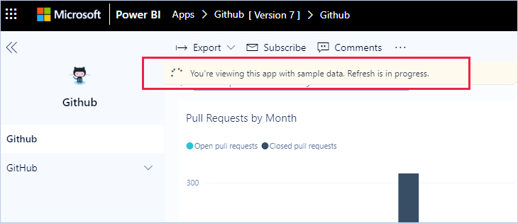 برنامه‌های قالب در Power BI