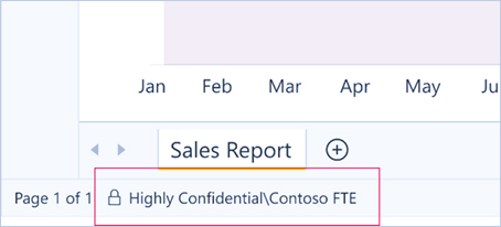 برچسب حساسیت در Power BI