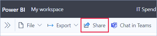 اشتراک‌ گذاری گزارش‌ها و داشبوردهای Power BI با همکاران