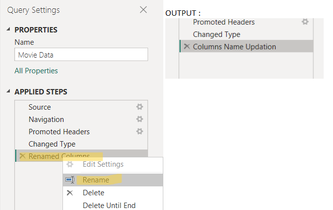 Power Query Editor in Power BI