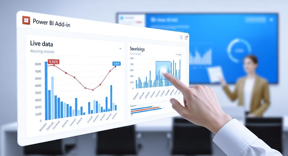 افزونه Power BI برای پاورپوینت
