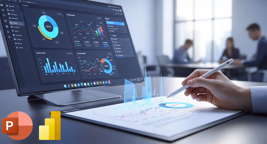 داده‌های زنده Power BI به پاورپوینت