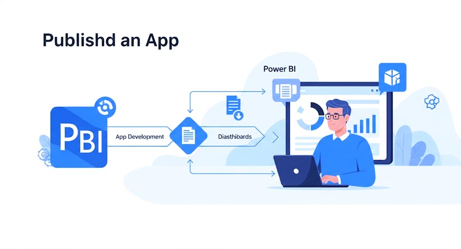 انتشار یک برنامه در Power BI