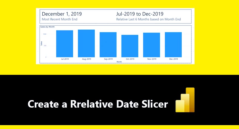 ایجاد یک اسلایسر و فیلترکننده نسبی تاریخ در پاور بی آی