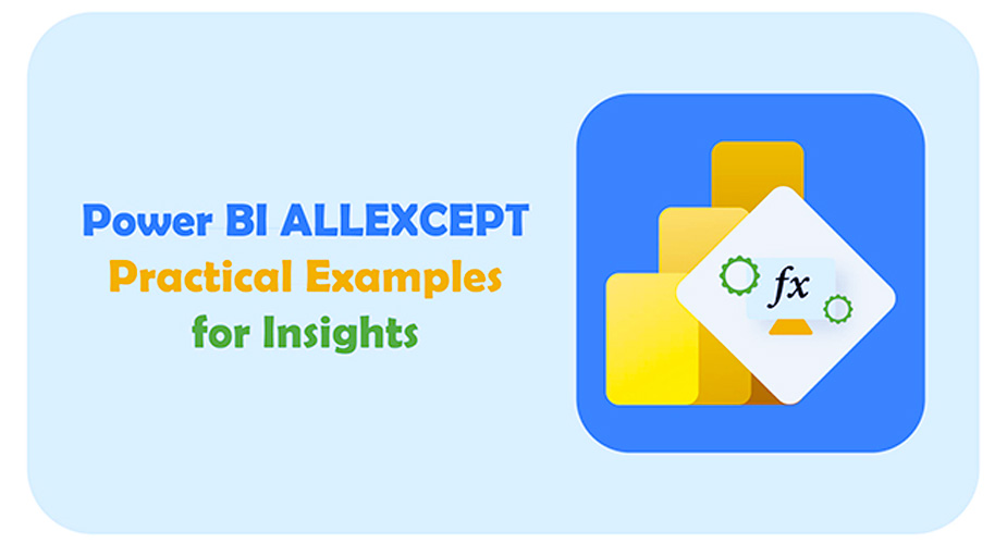 تابع ALLEXCEPT در DAX