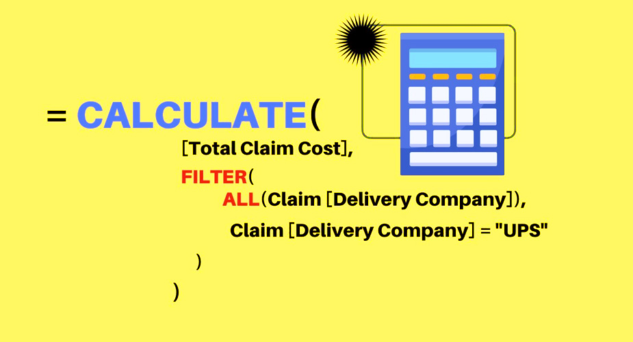 تابع CALCULATE در Power BI