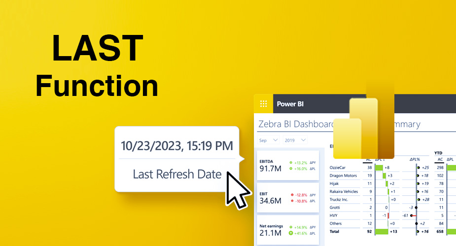 تابع LAST در DAX