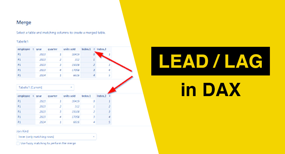 توابع LEAD و LAG در DAX
