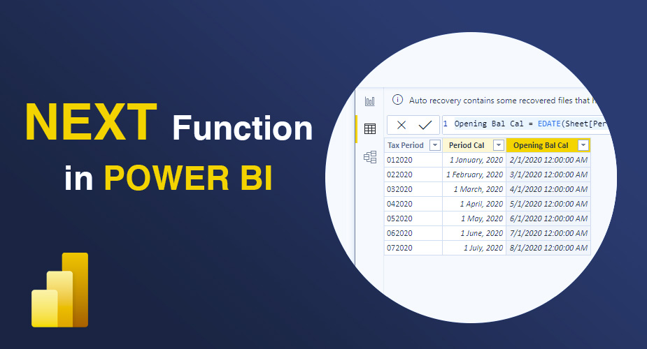 تابع NEXT در DAX