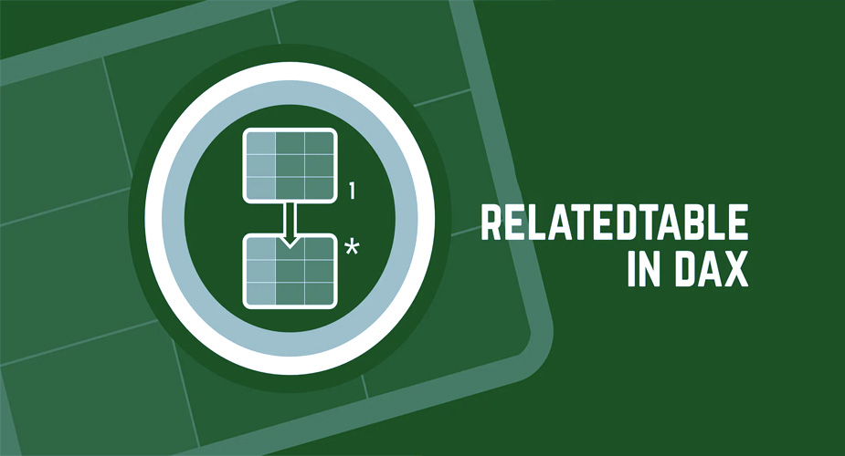 تابع RELATEDTABLE در زبان DAX