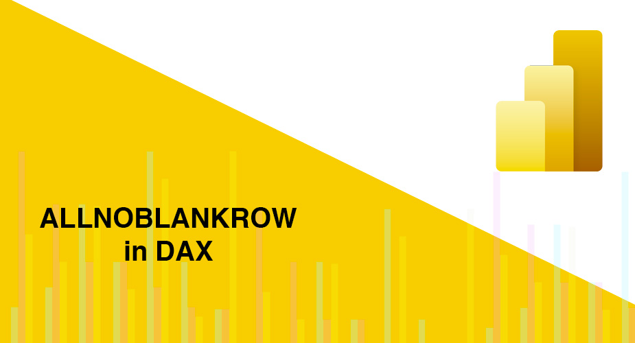 تابع ALLNOBLANKROW در DAX