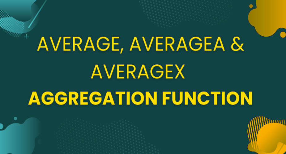AVERAGE vs AVERAGEA vs AVERAGEX